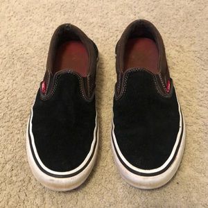 Black Slip On Vans